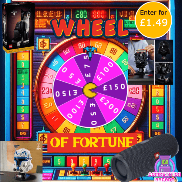 Wheel of Fortune £200 Top Prize + Instant Wins